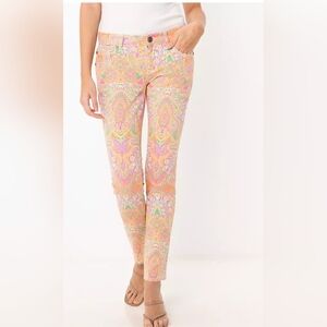 Chaps Multicolor Paisley Women Jeans